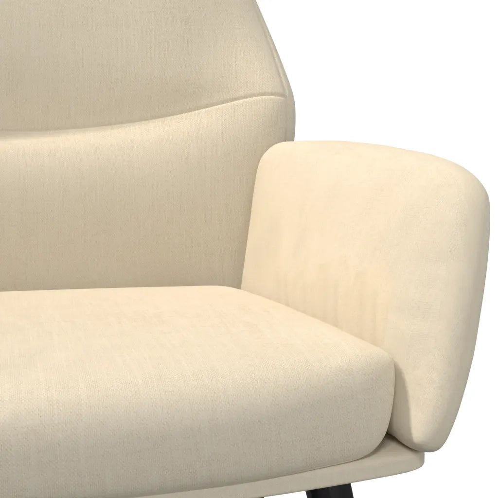 Sedia Relax Crema in Tessuto cod mxl 24480