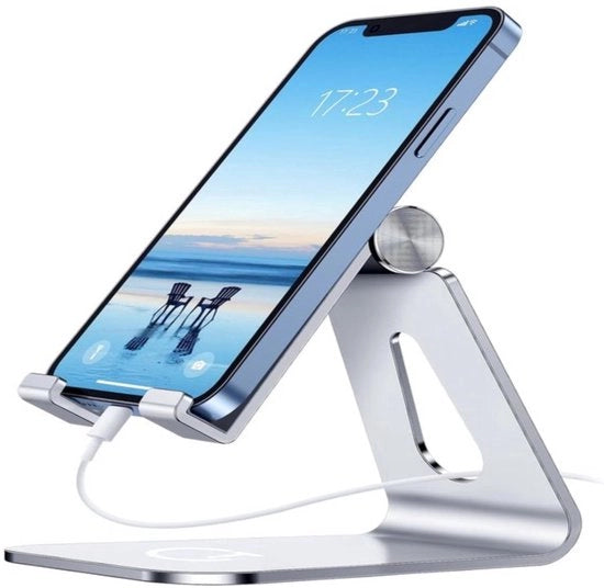 Supporto per Telefono Multifunzionale con Regolazione per Tablet, Tavolo Portatile Flessibile per Smartphone universale (iPhone 16/15/14/13/12/11/X Pro Max Mini Galaxy Mate) - Supporto per Telefono Mobili