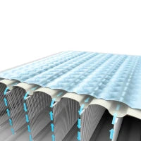 64428ND - Materasso Matrimoniale Ultra Plush Dura Beam Con Tecnologia Fiber-Tech Con Pompa Elettrica Incorporata Cm 152X203X46