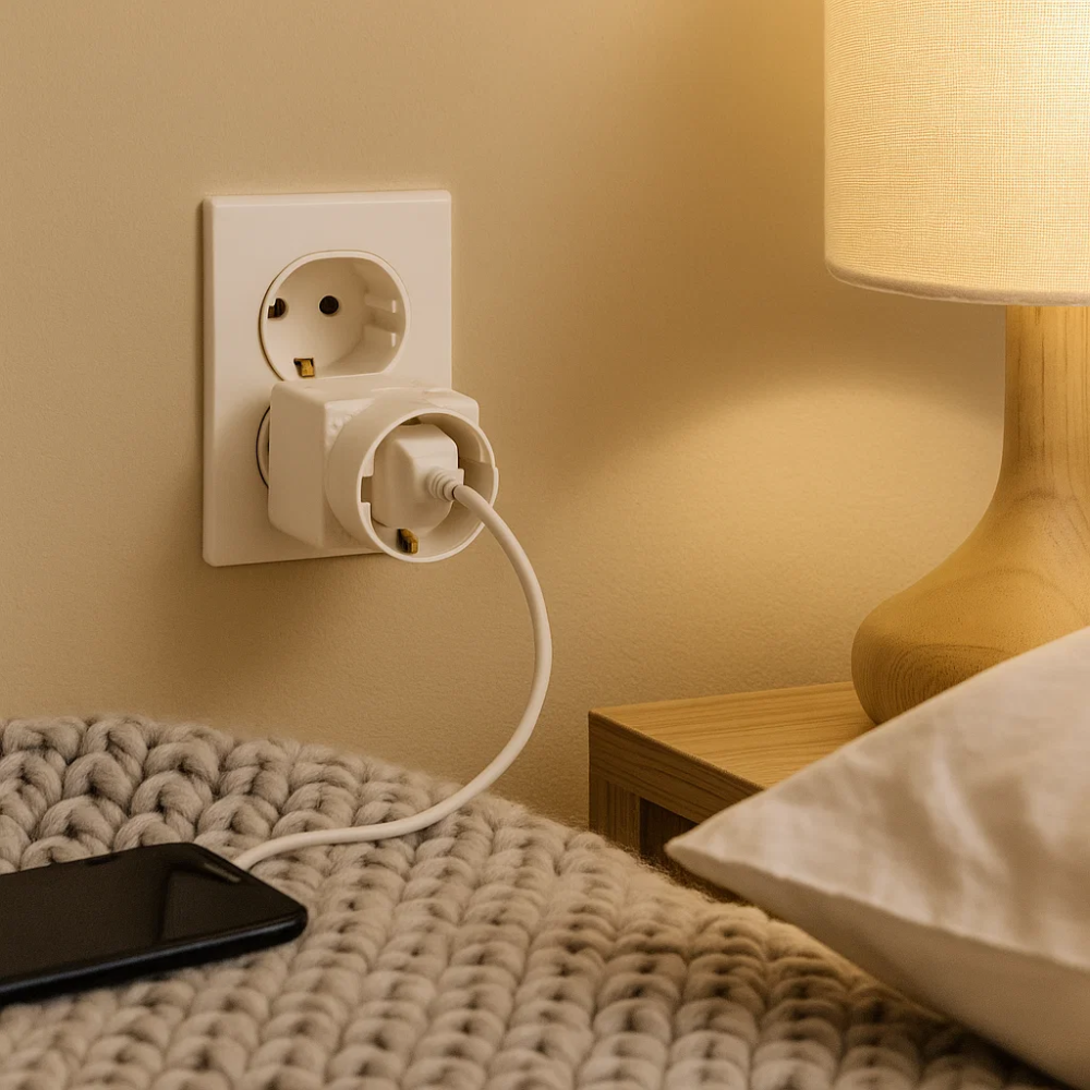 Adattatore bticino s3611de tris schuko e bipasso 10/16a bianco