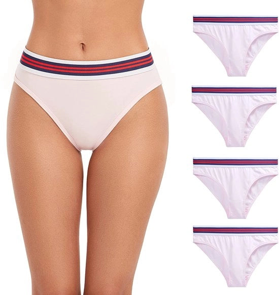 Sottovesti comode per donne - Stile hipster - Memoria della cintura - Taglie XS a L - Sottovestiti in cotone/elastan