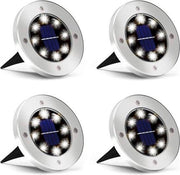 Set di punti di illuminazione LED per giardino alimentati da energia solare - illuminazione esterna - energia solare - impermeabile