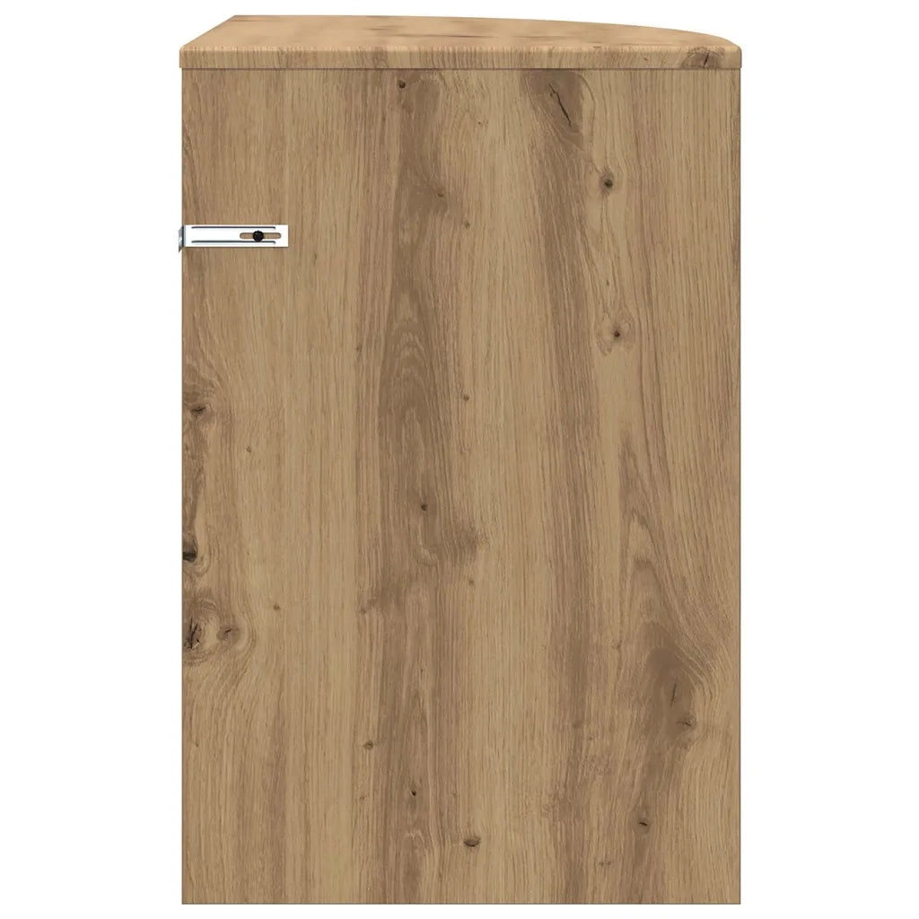 Tavolino Rovere artigianale 39,7 x 39,7 x 60 cm