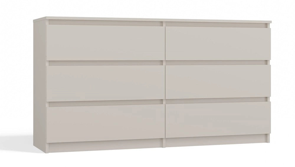 Cassettiera MALWA M6/140 cashmere per camera e soggiorno