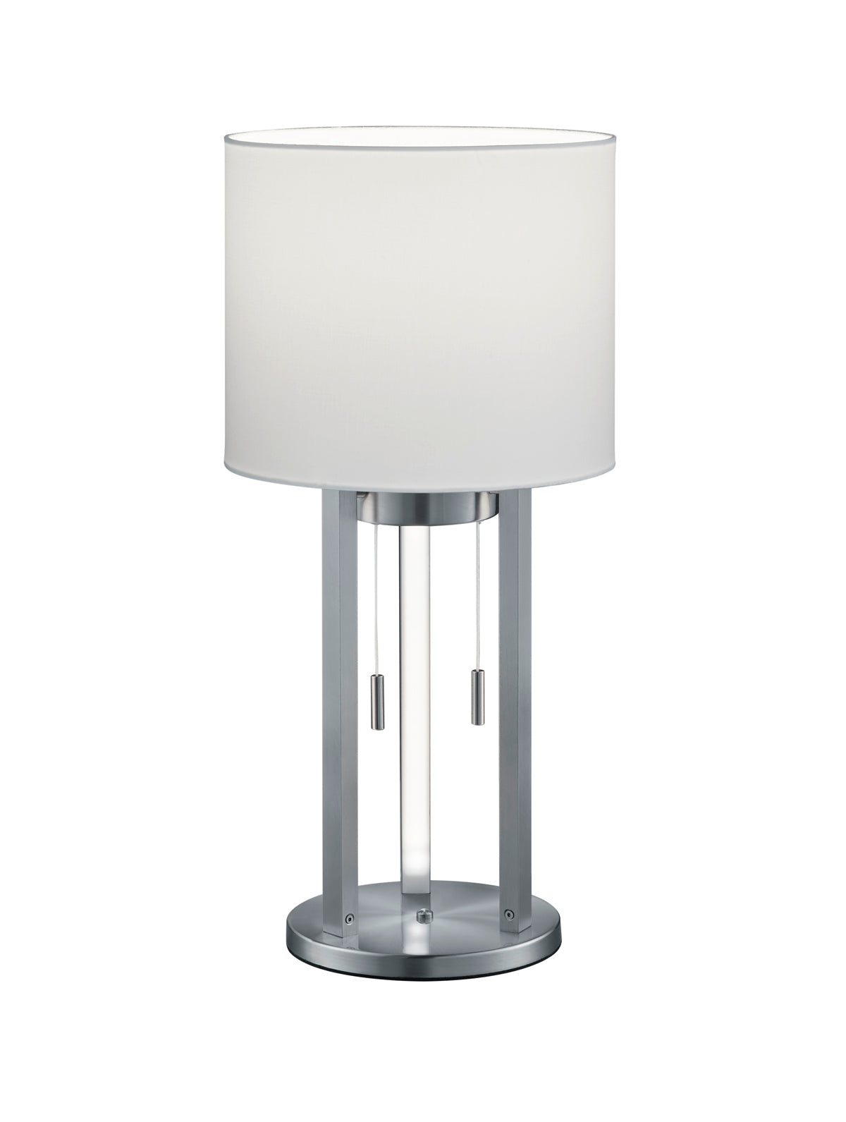 Lampada tavolo da Interno a led in Metallo Nickel Opaco