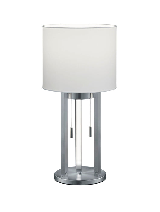 Lampada tavolo da Interno a led in Metallo Nickel Opaco