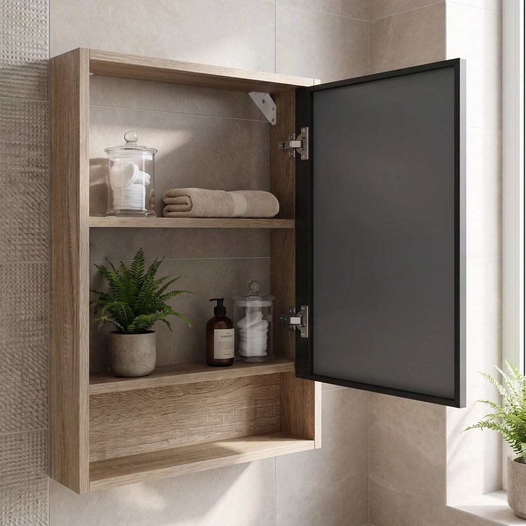 Set Di Mobili Da Bagno Con Lavabo Luno Db68-60 60cm
