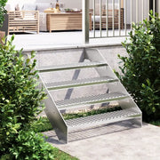 Gradino in Griglia 90x24x7 cm Acciaio Zincato 155680