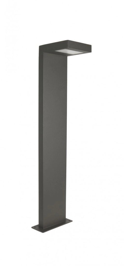Paletto lampada da giardino LED 10W 58cm IP54 grigio