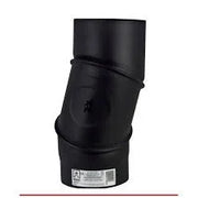 Curva 90 girevole nero pesante 1 20