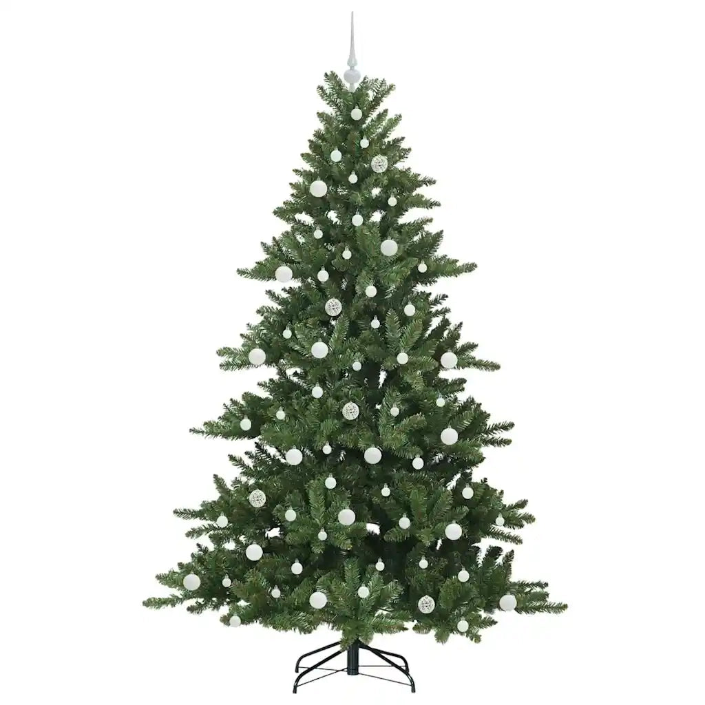 Albero di Natale Artificiale con Rami Pieghevoli Verde 210 cm 3397682