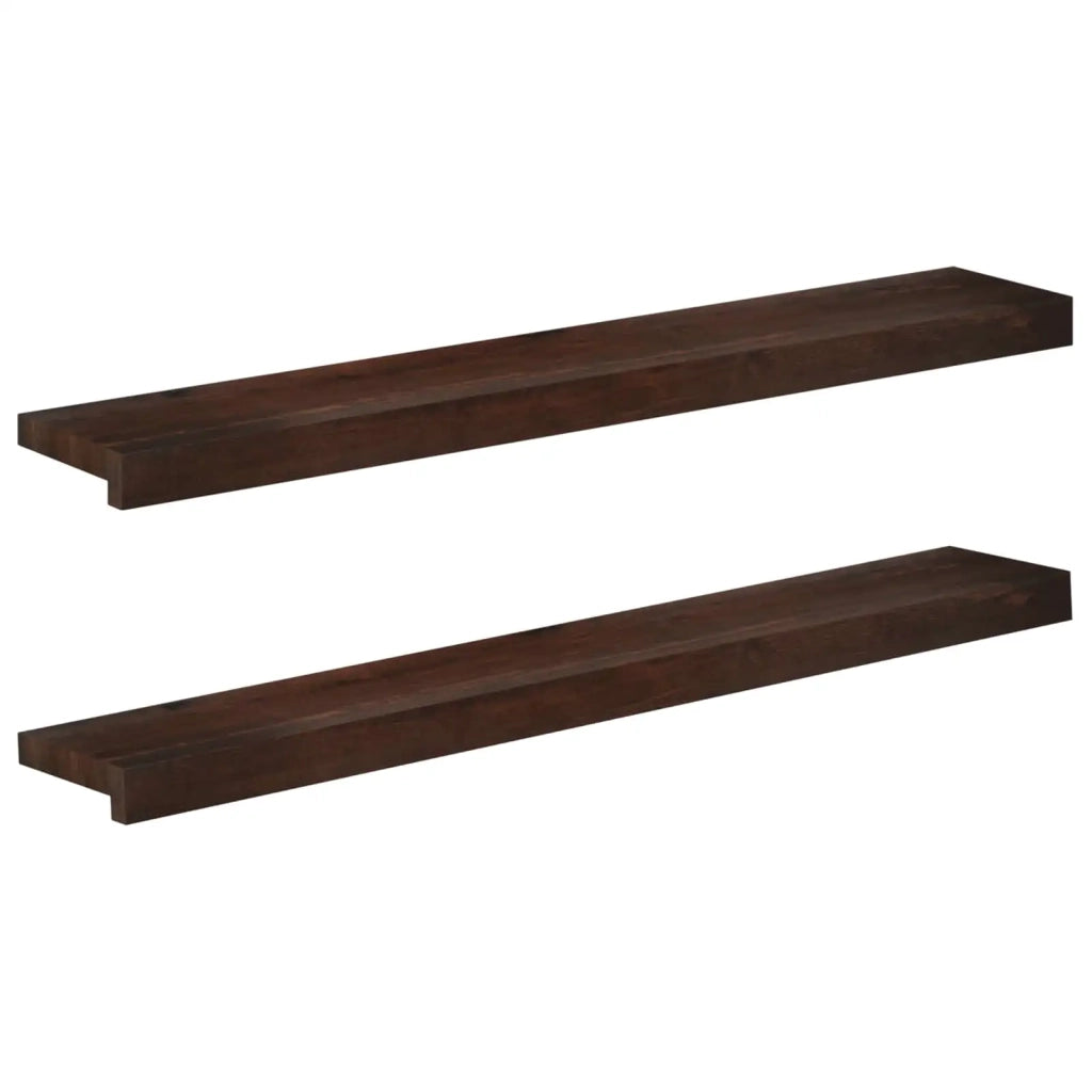 Soglie per finestre 2 pz Marrone Scuro 100 x 20 x 2 cm 42048298