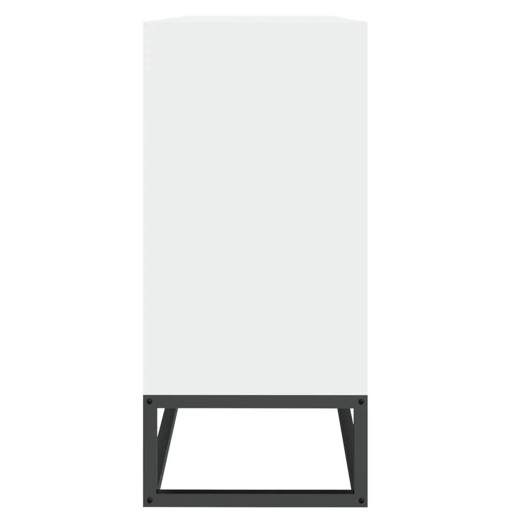Buffet credenza cassettiera armadio mobile contenitore organizer per cucina soggiorno salotto 105 x 30 x 65 cm legno ingegnerizzato bianco 02_0030190