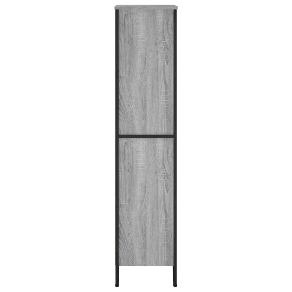Libreria Grigio Sonoma 80x31x137,5 cm in Legno Multistrato 848632