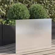 Fioriera Argento 62x47x46 cm in Acciaio Inox 841605