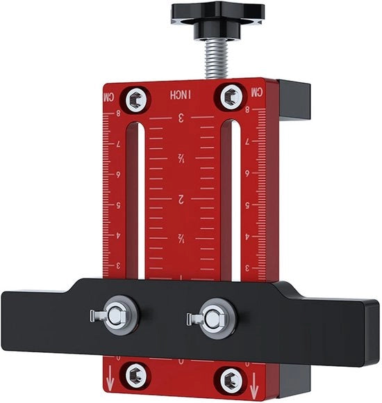 Strumento di montaggio porta finestra - Alleanza di alluminio - Braccio regolabile - Adatto per spessori porte da 10-60 mm - Per cucina/bagno - Installazione facile - Mallo di montaggio porta finestra