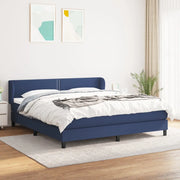 Giroletto a Molle con Materasso Blu 180x200 cm in Tessuto cod mxl 62348