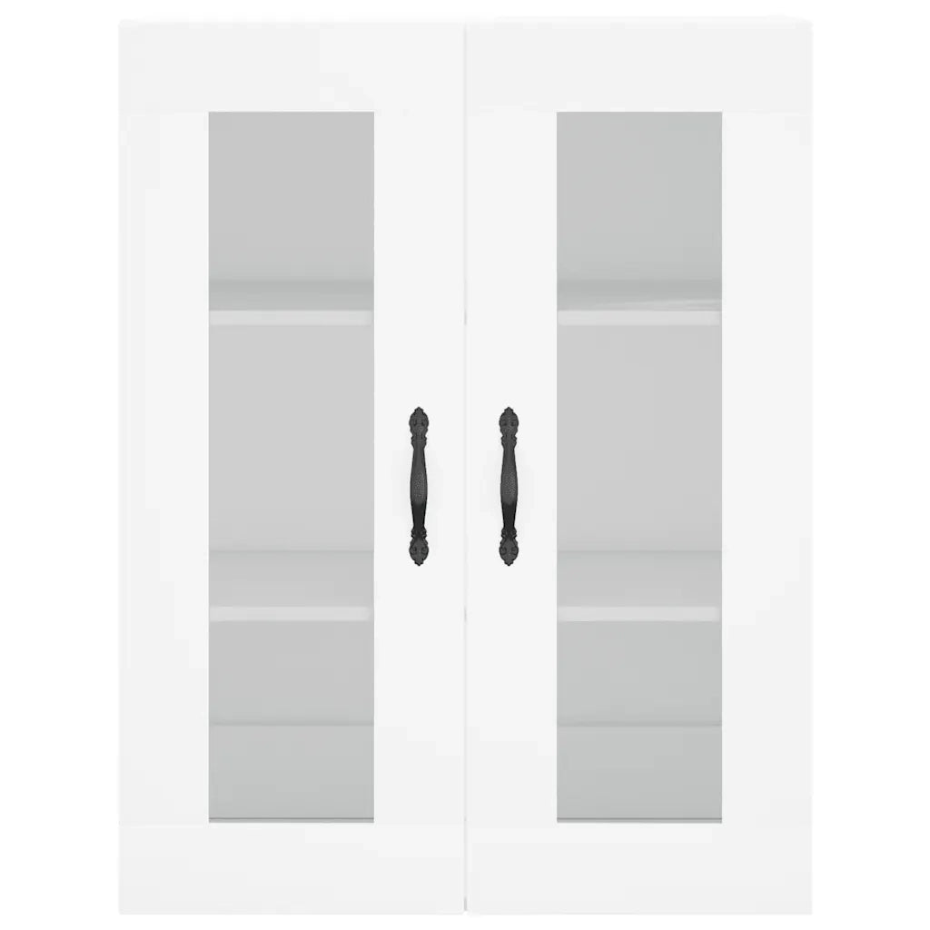 Credenza Bianca 69,5x34x180 cm in Legno Multistrato 3198625