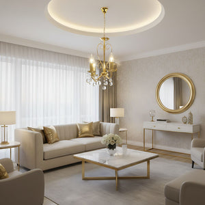 Lampada Da Soffitto Ebt012-3cp Gold