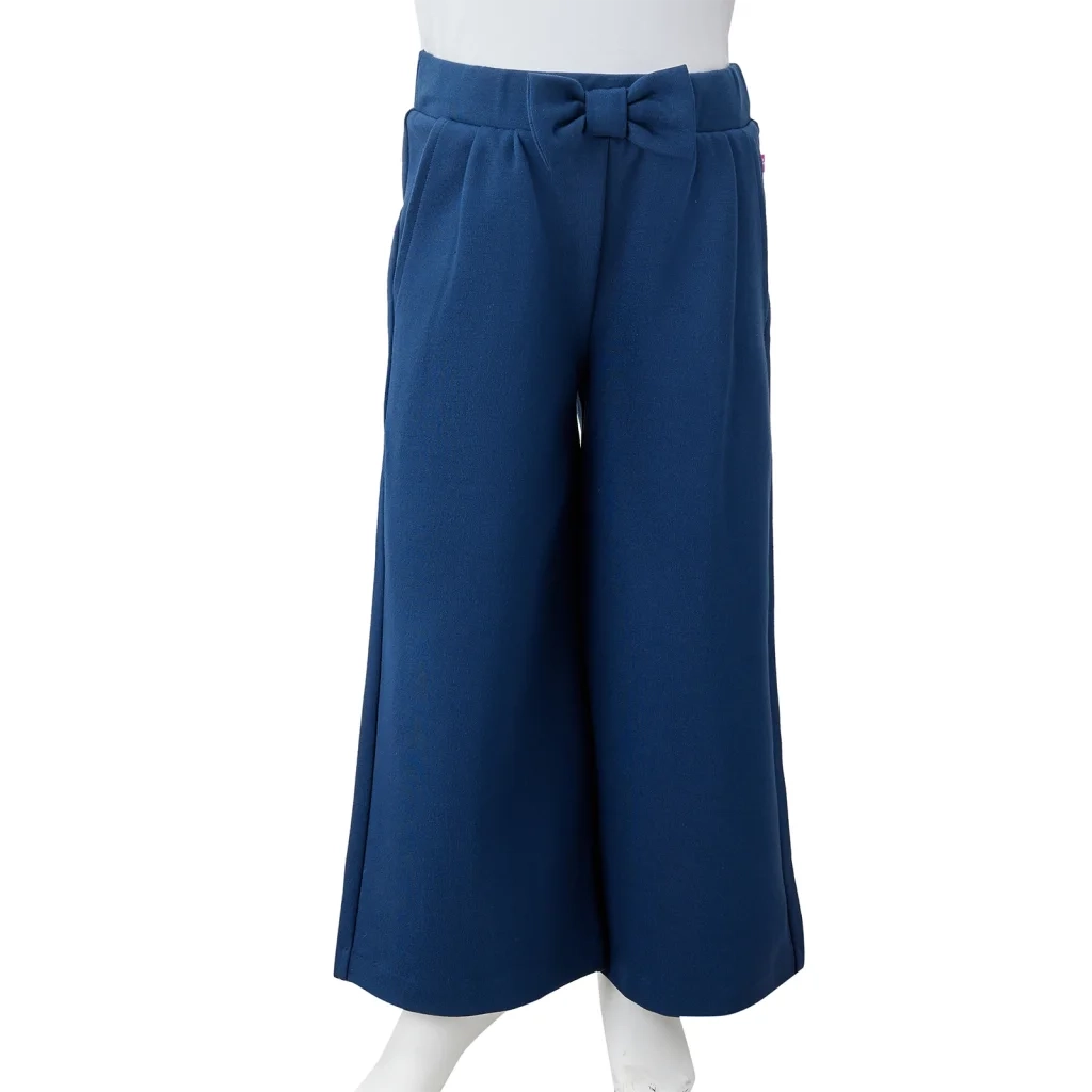 Pantaloni per Bambini a Gamba Larga Blu Marino 116 CFW1761483