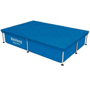 Trade Shop - Telo Di Copertura Rettangolare Per Piscina 221x150 Cm Steel Pro Protezione 58103 -