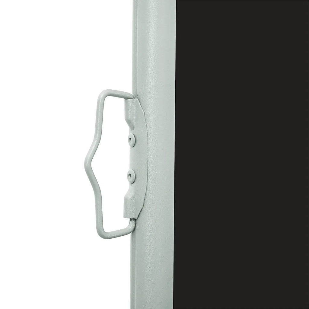 Tenda Laterale Retrattile per Patio-Tenda parasole per balcone 170x300 cm Nera