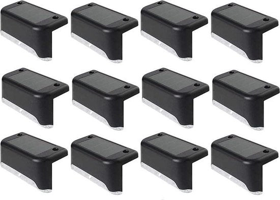 Luce a LED Solare per Scale Esterne, Impermeabile, per Patio, Giardino, Cortile e Recinzione
