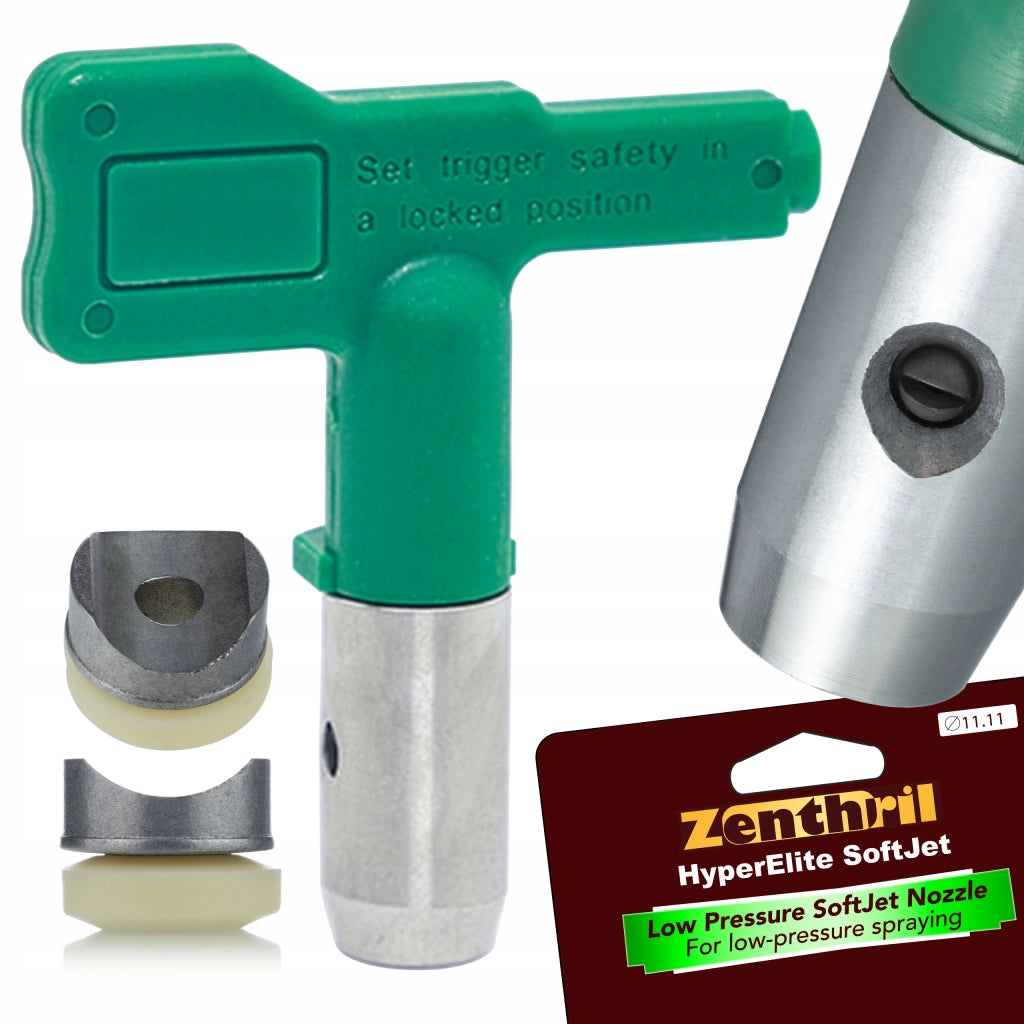 Ugello di Spruzzatura Airless Zenthril SoftJet 616 – Bassa Pressione, 30 cm, Ø 0,016"
