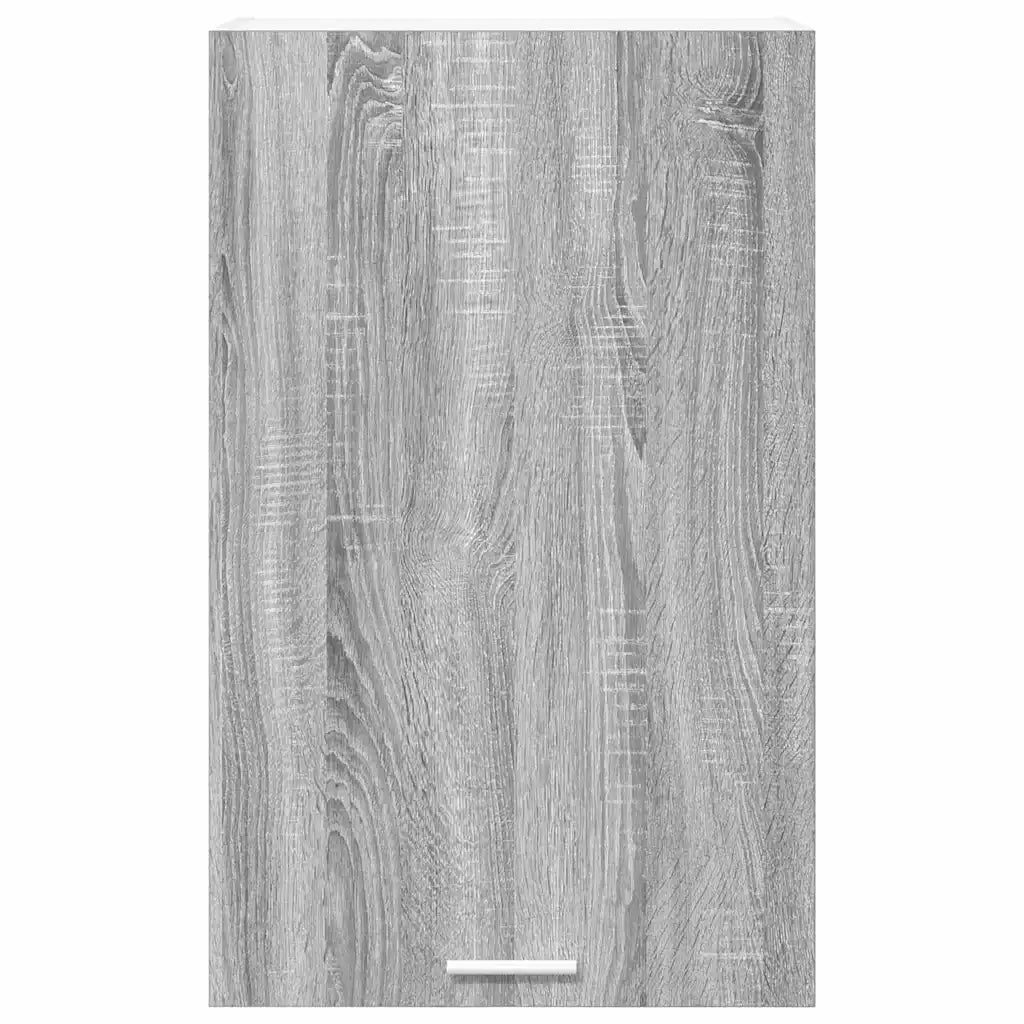 Armadio pensile Grigio Sonoma e Bianco 50 x 31 x 80 cm 884271