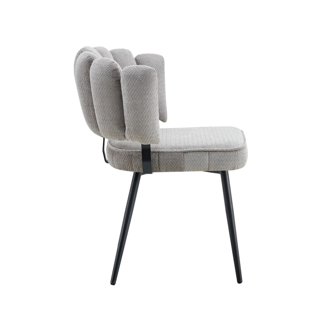 Set tavolo da pranzo con 2 sedie grigio chiaro