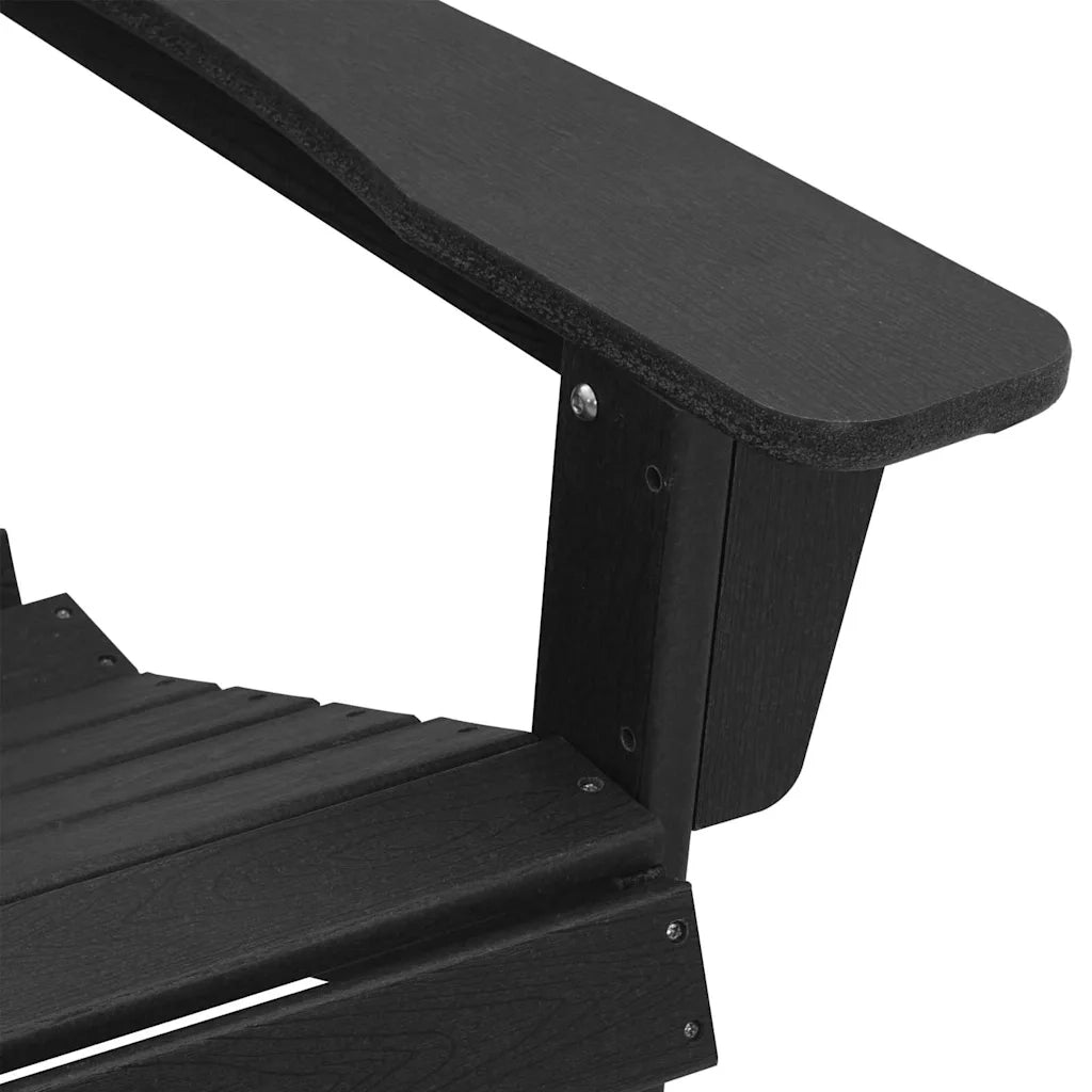 Sedia da Giardino 2 pcs Nero 82 x 74 x 92 cm Polietilene 3335828