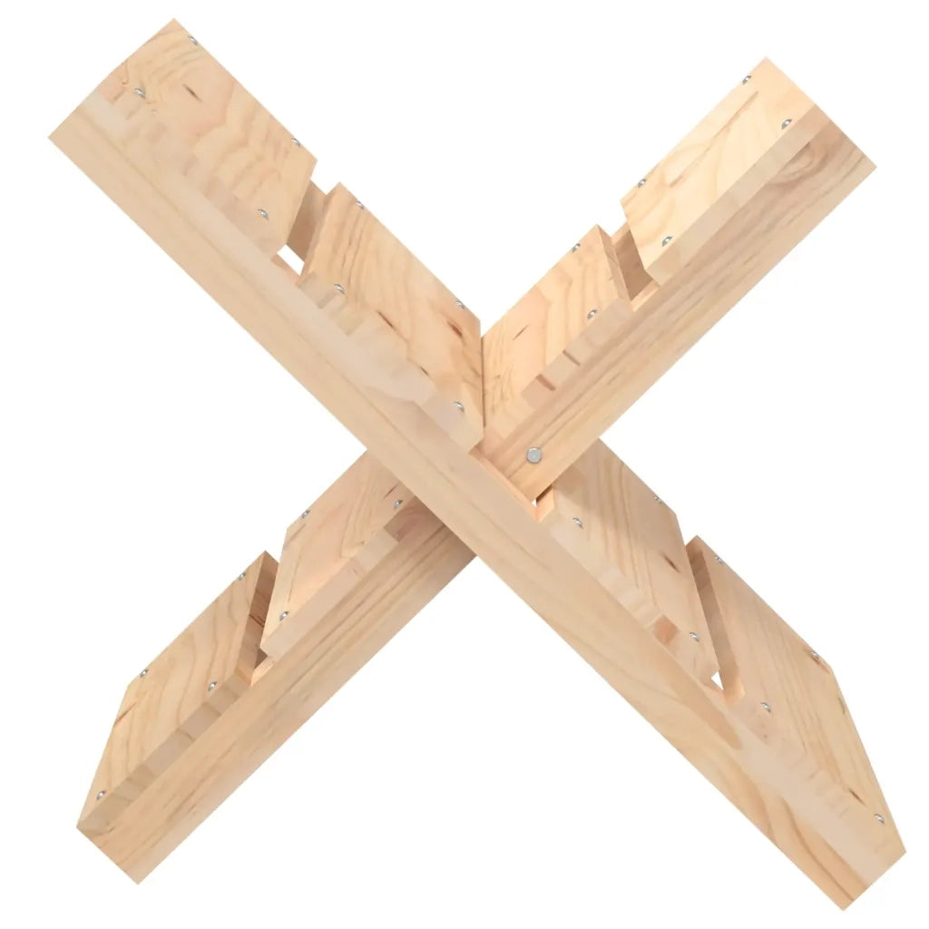 Portaceppi 47x39,5x48 cm in Legno Massello di Pino 822447