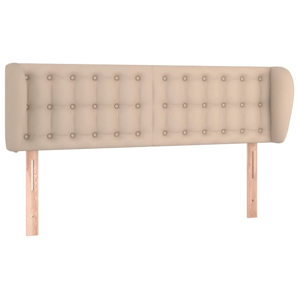 Testiera ad Orecchio Cappuccino 147x23x78/88 cm in Similpelle 3117239