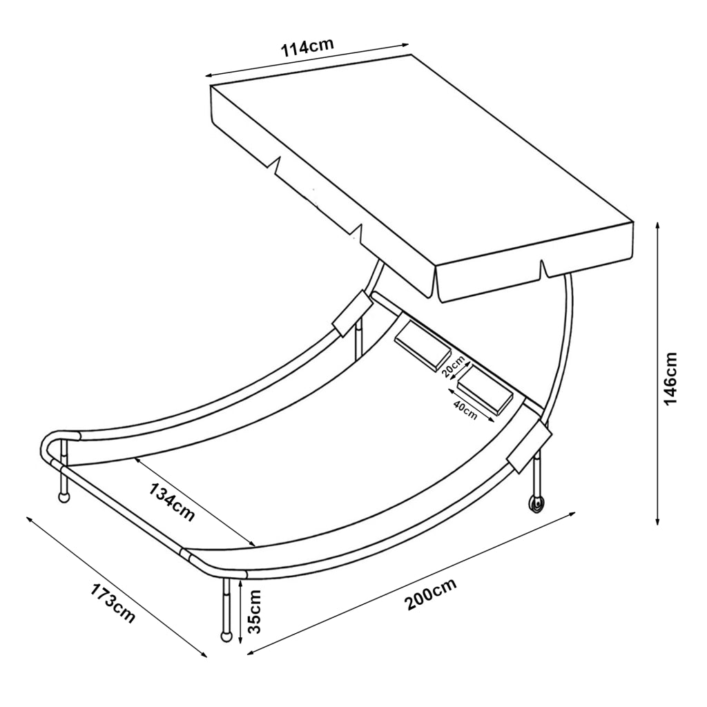 Lettino Prendisole Avigliano con Tettuccio Parasole Regolabile - Beige casa.pro