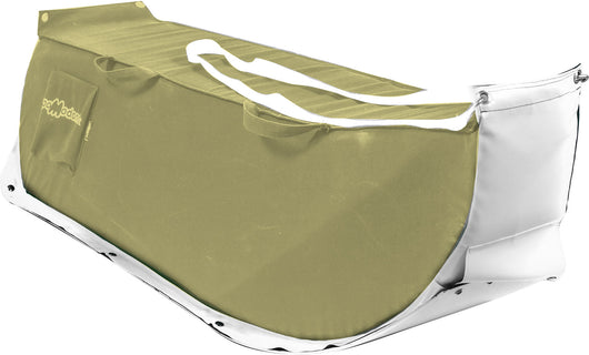 Slitta per Neve 135x38x34 cm in Acrilico Pomodone Slittone Sabbia