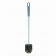 Trade Shop - Scopino Wc Setole In Silicone Plastica Spazzola Ricambio Pulizia Profonda 87619 -