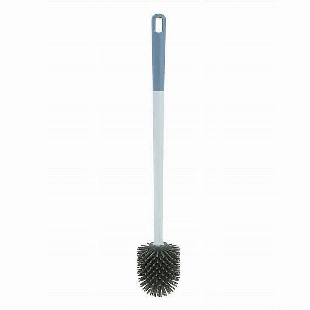Trade Shop - Scopino Wc Setole In Silicone Plastica Spazzola Ricambio Pulizia Profonda 87619 -