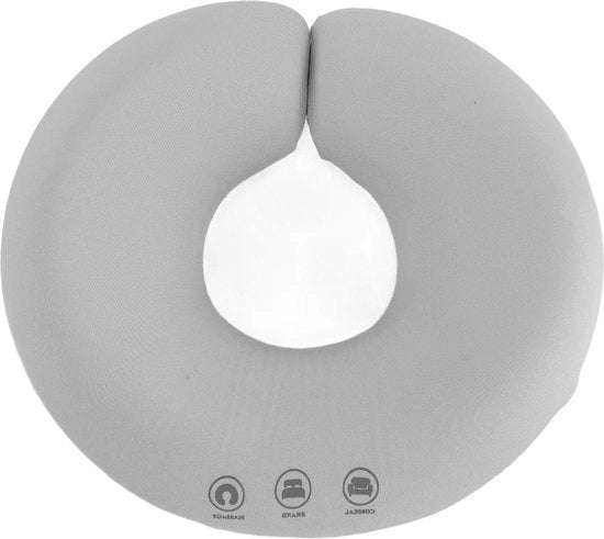 Cuscino Per Il Sonno - Respirazione Facile - Cuscino Per La Testa - Massaggio Domestico - Grigio .