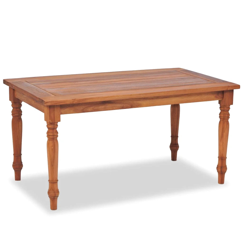 Set da Pranzo da Giardino 4 pz con Cuscini in Massello di Teak 43055