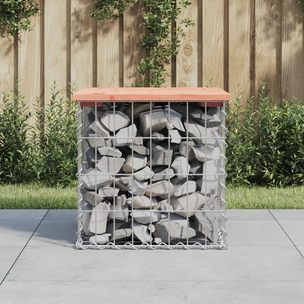 Panca da Giardino Design Gabbione 43x44x42 cm Massello Douglas 834336