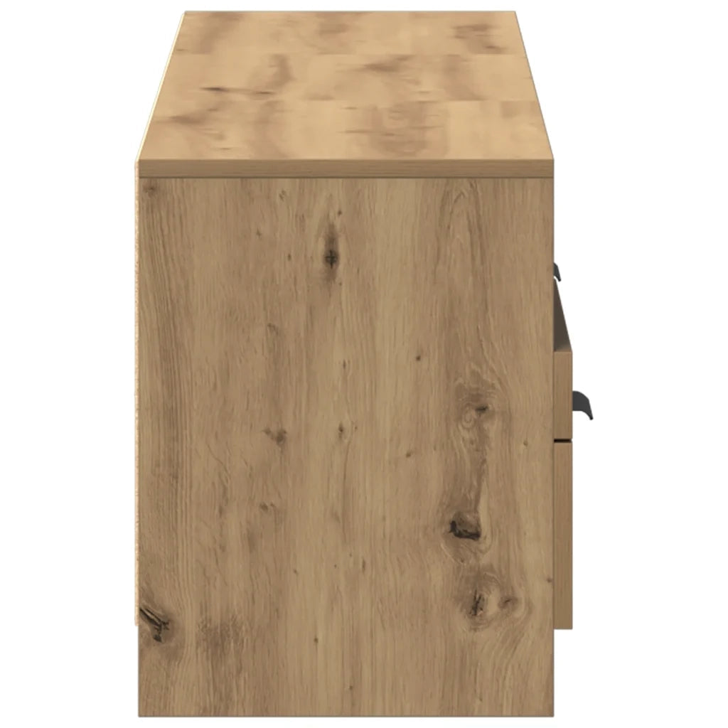 Mobile TV | Armadietto TV | Mobile Porta TV Rovere Artigianale 150x33,5x45 cm in Truciolato