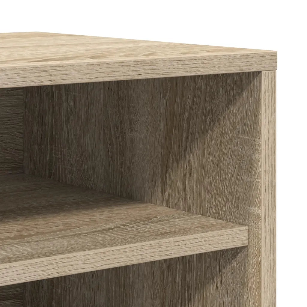 Scarpiera-Scaffale per scarpe Rovere Sonoma 60x35x70 cm in Truciolato 215807