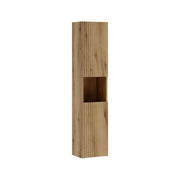 Colonna bagno VANO 140 cm quercia sospesa 2 porte