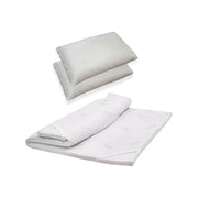 Key, Topper Matrimoniale Sfoderabile Made in Italy, 200x160x5h cm Bianco