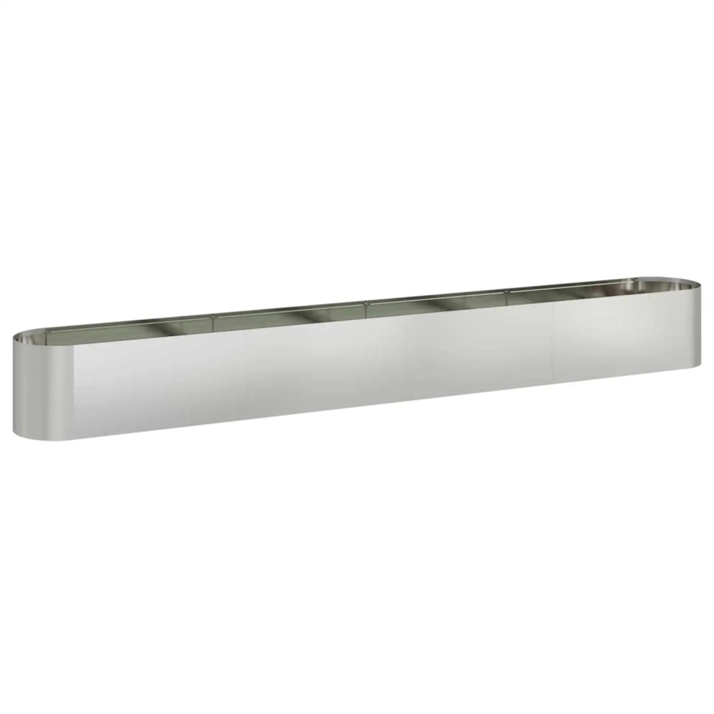Letto rialzato da giardino Acciaio zincato 360 x 40 x 40 cm 8011710