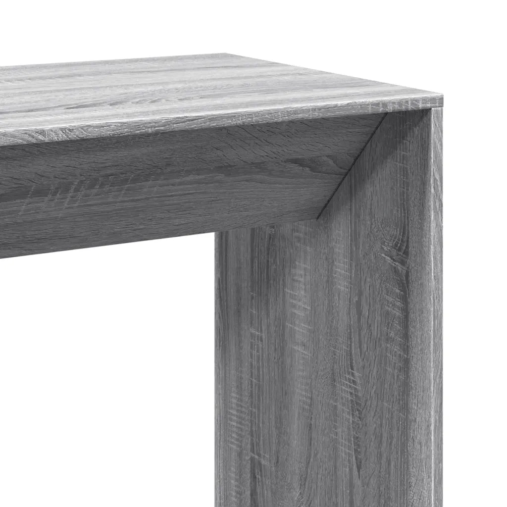 Tavolo da Bar Grigio Sonoma 102x50x103,5cm in Legno Multistrato