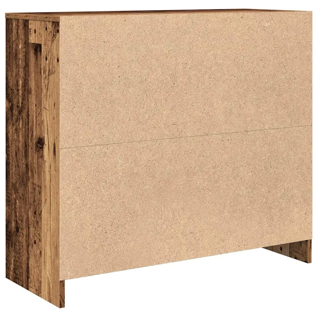 vidaXL Credenza Legno Antico 85x34x76 cm in Legno Multistrato