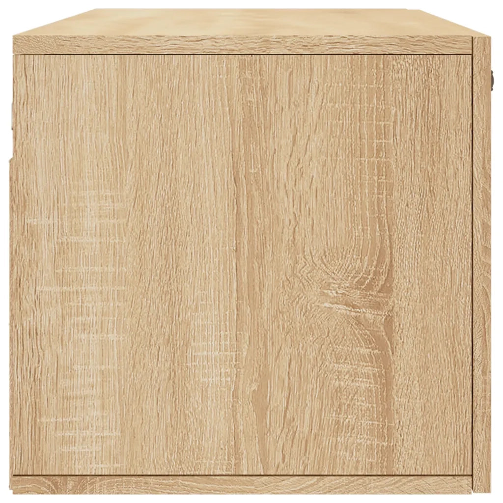 vidaXL Mobile a Parete Rovere Sonoma 100x36,5x35 cm Legno Multistrato