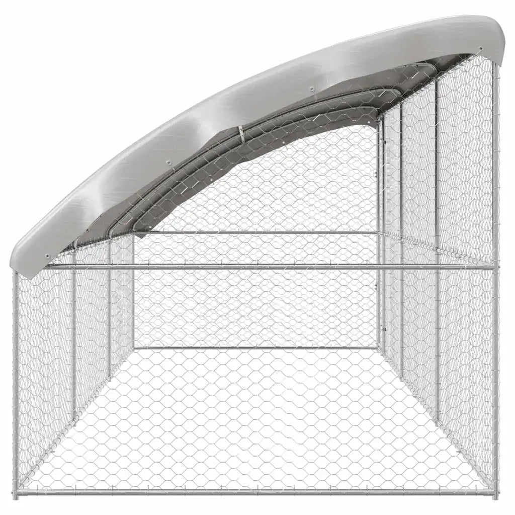 Cuccia per cani 3 pcs Argento 6 x 2 x 2 m Acciaio zincato 3368329