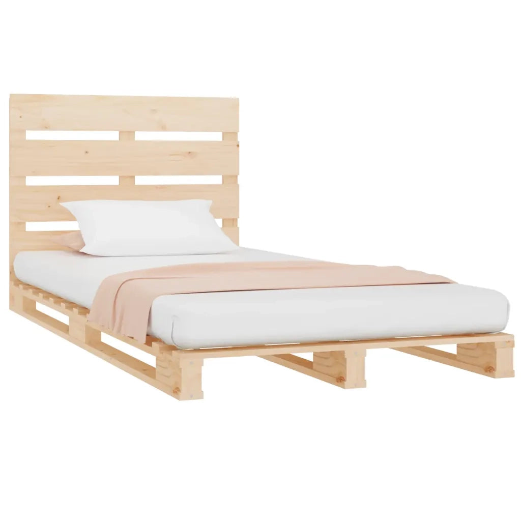 Giroletto senza Materasso 90x200 cm in Legno Massello di Pino 3120117